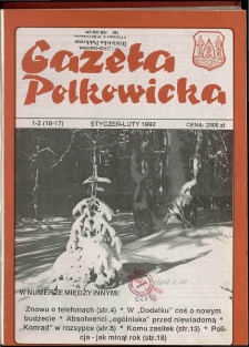 Gazeta Polkowicka, 1992, nr 1-2