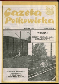 Gazeta Polkowicka, 1992, nr 3