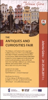 The Antiques and Curiosities Fair= Antik- und Kuriosamarkt: Jelenia Góra - ulotka [Dokument życia społecznego]