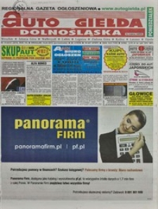 Auto Giełda Dolnośląska : regionalna gazeta ogłoszeniowa, 2010, nr 31 (2018) [15.03]
