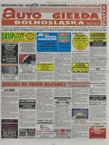 Auto Giełda Dolnośląska : regionalna gazeta ogłoszeniowa, 2010, nr 33 (2020) [19.03]