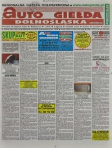 Auto Giełda Dolnośląska : regionalna gazeta ogłoszeniowa, 2010, nr 34 (2021) [22.03]