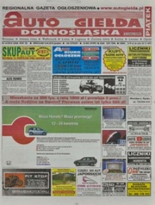 Auto Giełda Dolnośląska : regionalna gazeta ogłoszeniowa, 2010, nr 41 (2028) [9.04]
