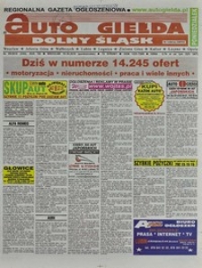 Auto Giełda Dolnośląska : regionalna gazeta ogłoszeniowa, 2010, nr 95 (2082) [16.08]