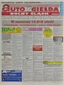 Auto Giełda Dolnośląska : regionalna gazeta ogłoszeniowa, 2010, nr 102 (2089) [1.09]