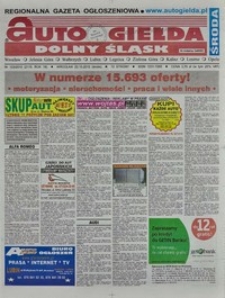 Auto Giełda Dolnośląska : regionalna gazeta ogłoszeniowa, 2010, nr 123 (2110) [20.10]