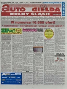 Auto Giełda Dolnośląska : regionalna gazeta ogłoszeniowa, 2010, nr 131 (2118) [10.11]