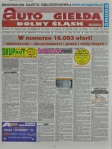 Auto Giełda Dolnośląska : regionalna gazeta ogłoszeniowa, 2010, nr 134 (2121) [17.11]