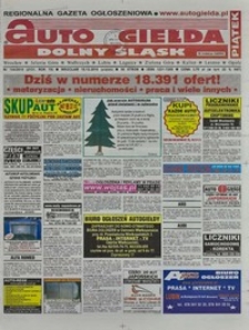 Auto Giełda Dolnośląska : regionalna gazeta ogłoszeniowa, 2010, nr 144 (2131) [10.12]