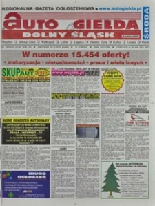 Auto Giełda Dolnośląska : regionalna gazeta ogłoszeniowa, 2010, nr 149 (2136) [22.12]