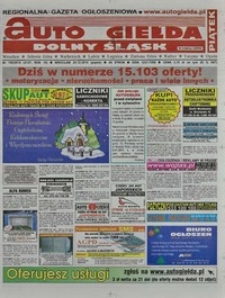 Auto Giełda Dolnośląska : regionalna gazeta ogłoszeniowa, 2010, nr 150 (2137) [24.12]