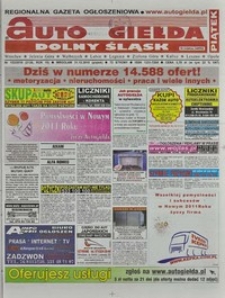 Auto Giełda Dolnośląska : regionalna gazeta ogłoszeniowa, 2010, nr 152 (2139) [31.12]