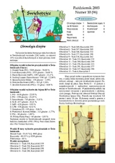 Świebodzice - Dzieje Miasta, 2005, nr 10 (96) [Dokument elektroniczny]