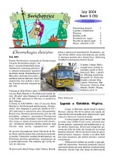 Świebodzice - Dzieje Miasta, 2004, nr 2 (76) [Dokument elektroniczny]