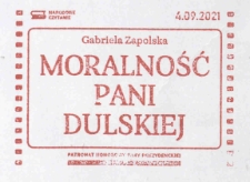 Narodowe Czytanie 2021. Gabriela Zapolska "Moralność Pani Dulskiej" - stempel [Dokument życia społecznego]