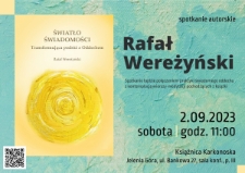 Rafał Wereżyński: spotkanie autorskie - plakat [Dokument życia społecznego]