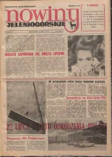 Nowiny Jeleniogórskie : magazyn ilustrowany, R. 15!, 1974, nr 29 (834)