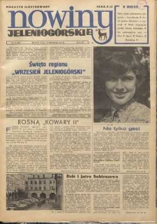 Nowiny Jeleniogórskie : magazyn ilustrowany, R. 16!, 1974, nr 37 (842)
