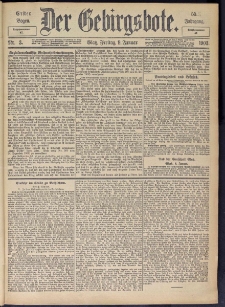 Der Gebirgsbote, 1903, nr 3 [9.01]
