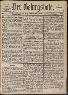 Der Gebirgsbote, 1903, nr 12 [10.02]