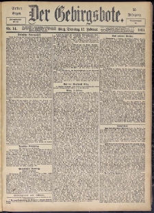 Der Gebirgsbote, 1903, nr 10 [17.02]