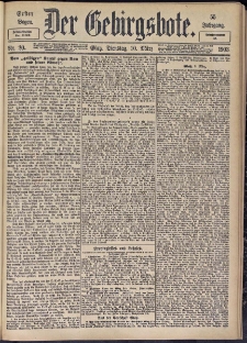 Der Gebirgsbote, 1903, nr 20 [10.03]
