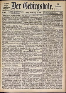 Der Gebirgsbote, 1903, nr 46 [9.06]