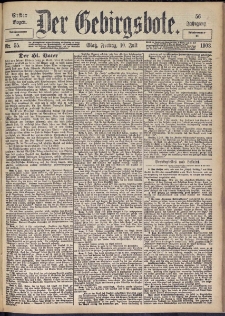 Der Gebirgsbote, 1903, nr 55 [10.07]