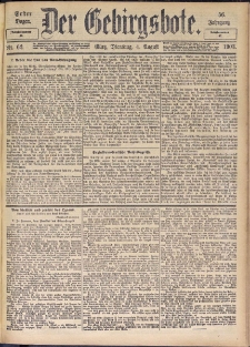 Der Gebirgsbote, 1903, nr 62 [4.08]