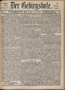 Der Gebirgsbote, 1903, nr 71 [4.09]
