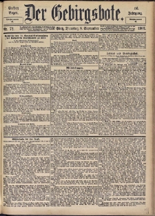 Der Gebirgsbote, 1903, nr 72 [8.09]