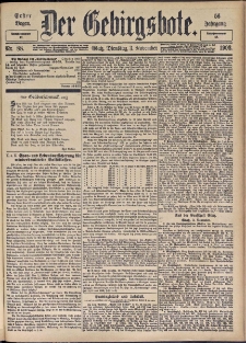Der Gebirgsbote, 1903, nr 88 [3.11]