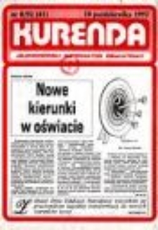 Kurenda : jeleniogórski informator oświatowy, 1992, nr 8 (41)