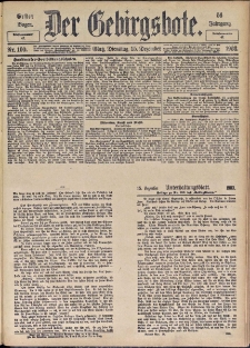 Der Gebirgsbote, 1903, nr 100 [15.12]