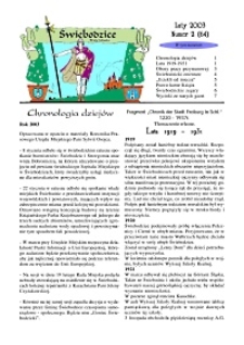 Świebodzice - Dzieje Miasta, 2003, nr 2 (64) [Dokument elektroniczny]