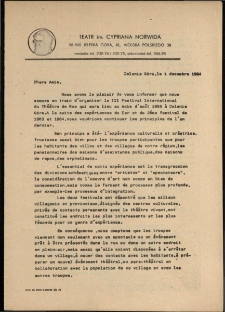 Chere Amis [Dokument życia społecznego]