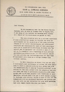 Dear Friends [Dokument życia społecznego]