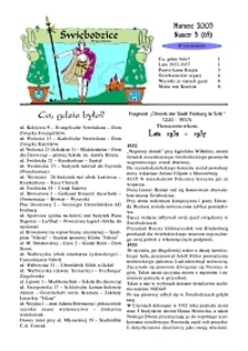 Świebodzice - Dzieje Miasta, 2003, nr 3 (65) [Dokument elektroniczny]