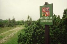 Tablica informacyjna w języku czeskim[Dokument ikonograficzny]