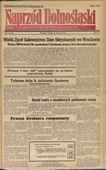 Naprzód Dolnośląski : dziennik W[ojewódzkiego] K[omitetu] Polskiej Partii Socjalistycznej Dolnego Śląska, 1946, nr 110 [25.06]