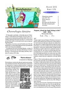 Świebodzice - Dzieje Miasta, 2002, nr 1 (51) [Dokument elektroniczny]