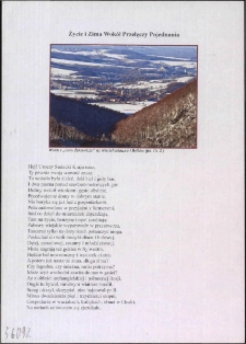 Życie i Zima Wokół Przełęczy Pojednania