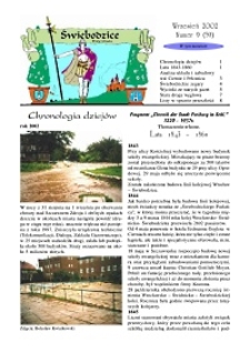 Świebodzice - Dzieje Miasta, 2002, nr 9 (59) [Dokument elektroniczny]