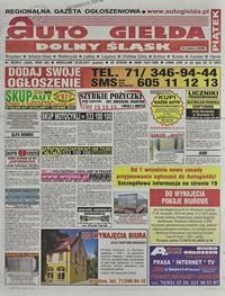 Auto Giełda Dolnośląska : regionalna gazeta ogłoszeniowa, 2011, nr 86 (2224) [16.09]