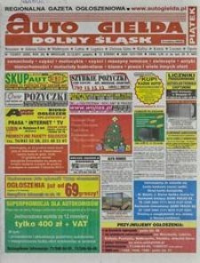 Auto Giełda Dolnośląska : regionalna gazeta ogłoszeniowa, 2011, nr 112 (2250) [23.12]