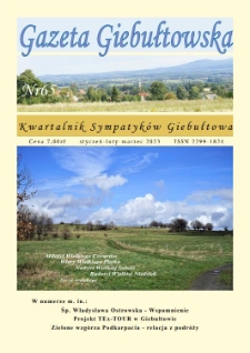 Gazeta Giebułtowska : Kwartalnik Sympatyków Giebułtowa, 2023, nr 65