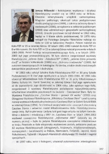 Janusz Milewski - kolekcjoner, wystawca i działacz filatelistyczny [...]