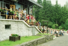 Kolejka do wyciągu na Kopę [Dokument ikonograficzny]