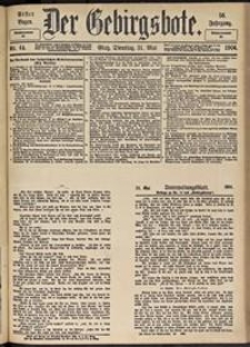 Der Gebirgsbote, 1904, nr 44 [31.05]
