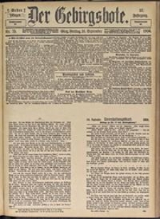 Der Gebirgsbote, 1904, nr 75 [16.09]